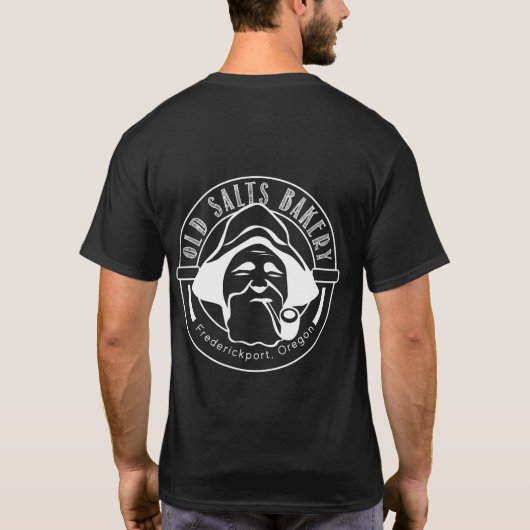 Old Salts Bakery Black Mannen T-shirt (Achterkant)