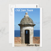 Old San Juan Briefkaart (Voorkant / Achterkant)