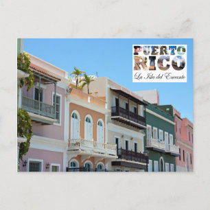 Old San Juan Puerto Rico Briefkaart