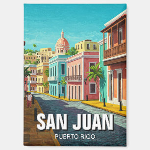 Old San Juan Puerto Rico Reizen Magneet