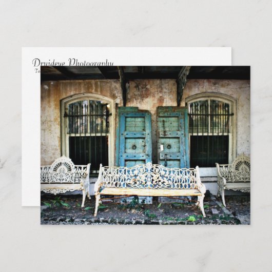 Old Savannah Building Briefkaart (Voorkant / Achterkant)