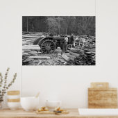 Old Sawmill Tractor, 1935 Poster (Keuken)
