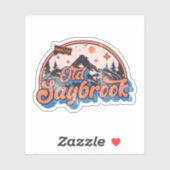 Old Saybrook, Connecticut Sticker (Vel)