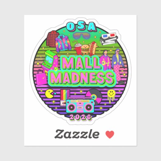 Old School April 2026 Logo Sticker (Feuille)