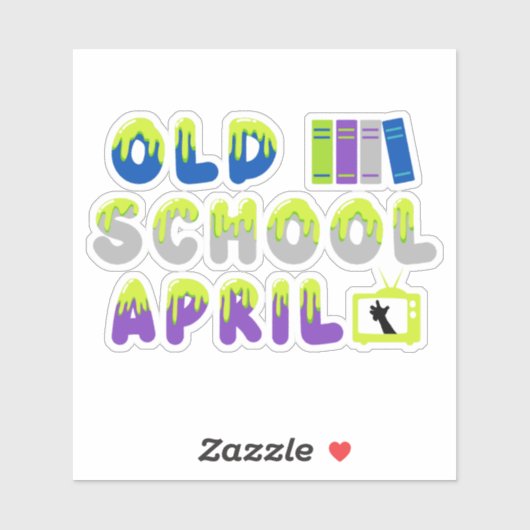 Old School April Sticker (Vel)