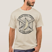 Old School Banana Baseball Team Design T-shirt (Voorkant)