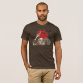 - Old School Bikes - Retro T-shirt (Voorkant volledig)