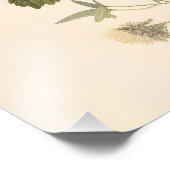 old-school bloemen foto afdruk (Hoek)