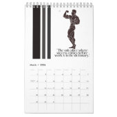 Old School Bodybuilding Posing Kalender (Mar 2026)