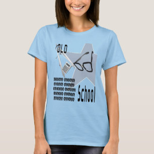 Old School Computer Geek Tuniek T-shirt