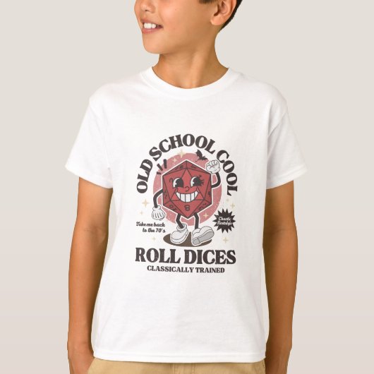 Old school d20 - D&D T-shirt (Voorkant)