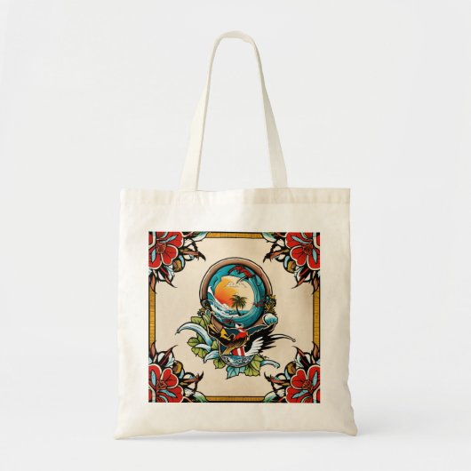 Old School garnalen' Tote Bag (Voorkant)