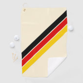 Old School Gestreepte jaren '70 jaren '80 Retro Ra Golfhanddoek