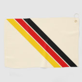 Old School Gestreepte jaren '70 jaren '80 Retro Ra Golfhanddoek