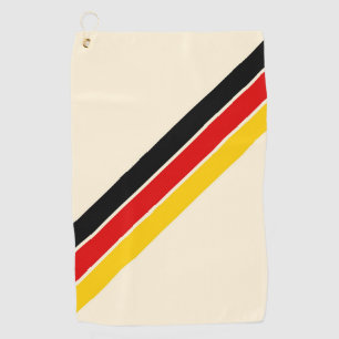 Old School Gestreepte jaren '70 jaren '80 Retro Ra Golfhanddoek