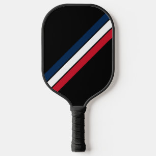 Old School Gestreepte jaren '70 jaren '80 Retro Ra Pickleball Paddle