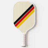 Old School Gestreepte jaren '70 jaren '80 Retro Ra Pickleball Paddle (Achterkant)