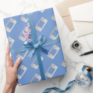 Old School Handheld Electronic Gaming Device Cadeaupapier