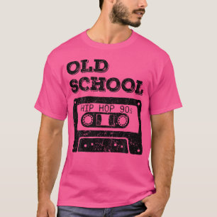 Old School Hip Hop Cassettebandje Rap Music Lovers T-shirt
