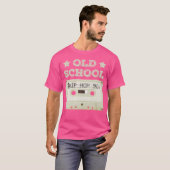 Old School Hip Hop Cassettebandje Rap Music Lovers T-shirt (Voorkant volledig)