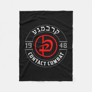 Old School Krav Hebreeuws Symbool Logo Vrouwen & H Fleece Deken