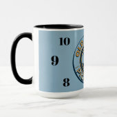 Old School Pickleball  clock mug (Gauche)