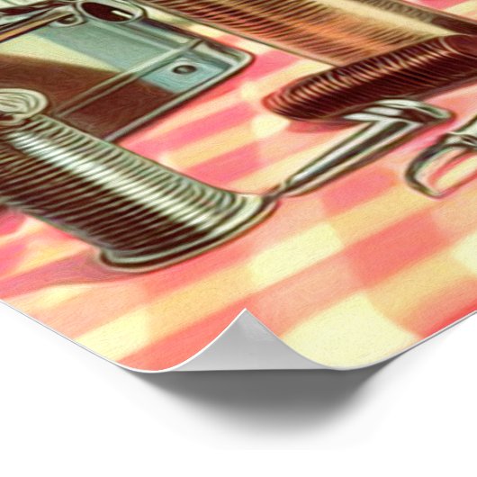  Old School Pin-up Poster (Hoek)