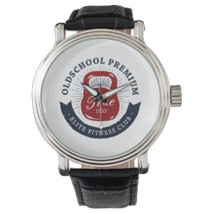 Old School Premium True 1953 Elite Fitness Club Horloge