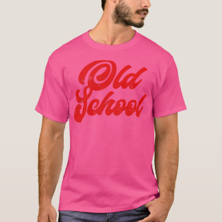 OLD SCHOOL Retro Style Origineel ontwerp T-shirt