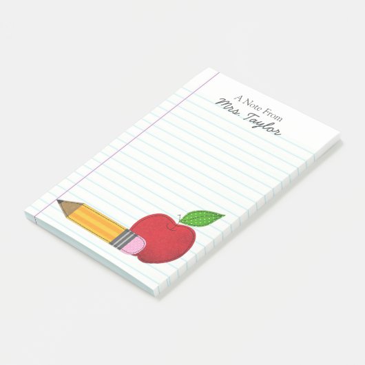 "Old School Rules" gepersonaliseerde post-it notit Post-it® Notes (Schuin)