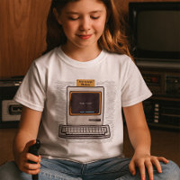 Old School Rules Retro Computer Game Over