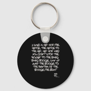 Old School Skool Rap Hip Hop Merch Lyric Quote jar Sleutelhanger