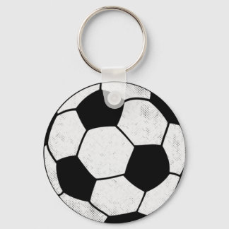 Old School Soccer Pitch Aesthetic Graphic Style Sleutelhanger