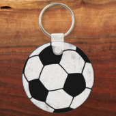 Old School Soccer Pitch Aesthetic Graphic Style Sleutelhanger (Voorkant)
