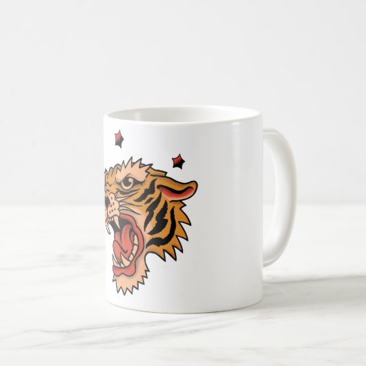 old school tiger mok (Voorkant rechts)