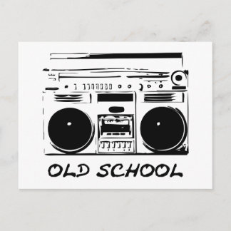 Old School-zazzle Briefkaart