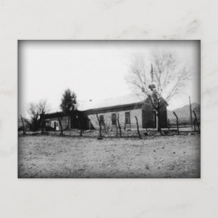 Old Schoolhouse 1885 (1933 foto) Briefkaart