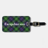 Old Scotsman Clan Farquharson Tartan Bagagelabel (Voorkant horizontaal)