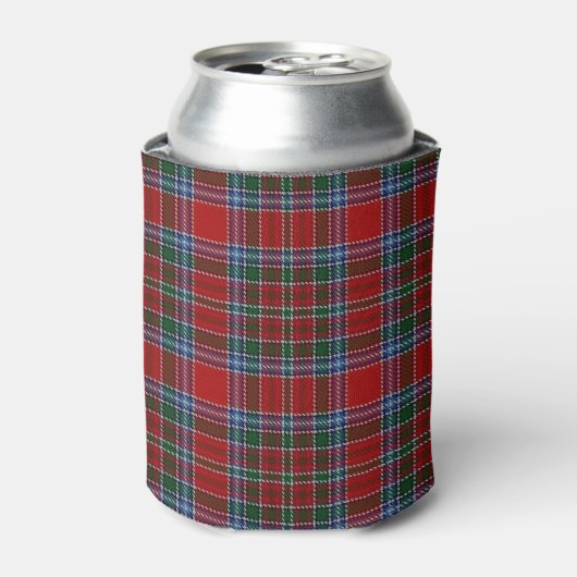 Old Scotsman Clan MacBean MacBain Tartan Blikjeskoeler (Blikje Voorkant)