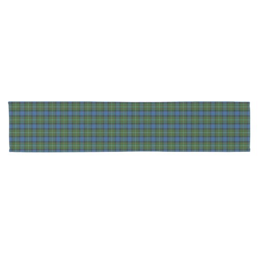 Old Scottish Clan Fergusson Ferguson Tartan Pset Korte Tafelloper (Horizontaal)