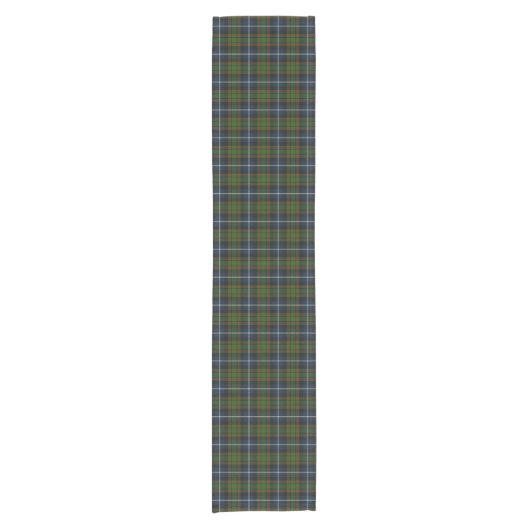 Old Scottish Clan MacRae Hunting Tartan Pset Korte Tafelloper (Voorkant)