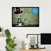 OLD SCRATCH, waar is je Jezus nu? Poster (Thuiskantoor)