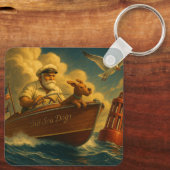 Old Sea Dogs: a sailor and his trusty canine Sleutelhanger (Achterkant)