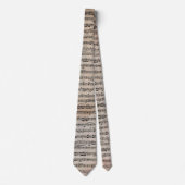 Old Sheet Music Stropdas (Voorkant)