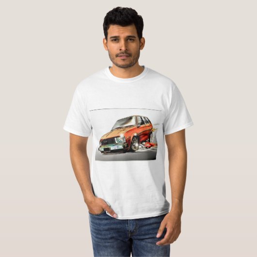 Old Skool Toyota T-shirt (Voorkant volledig)