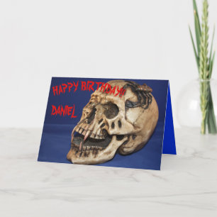 Old Skull Birthday Kaart