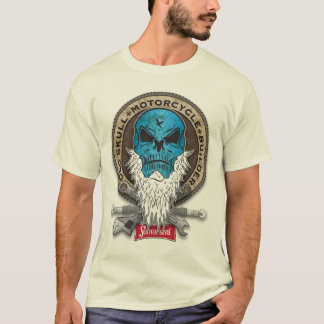 OLD SKULL MOTORCYCLE BUILDER I T-SHIRT