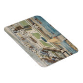 Old Somerset House on the Strand, gegraveerd door  Magneet (Rechterzijde)