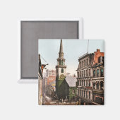 Old South Church Boston 1900 -  Magneet (Voorkant / Achterkant)