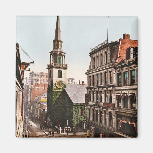 Old South Church Boston 1900 -  Magneet (Voorkant)